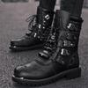 Men's High-top Large Size Motor Vehicle Boots Motorcycle Boots