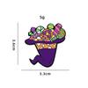 Halloween Ghost Metal Brooches Lapel Pins Candy Wizard Cat Hat Pumpkin Ghost Magic Cartoon Badge Horror Jewelry Friends Gift
