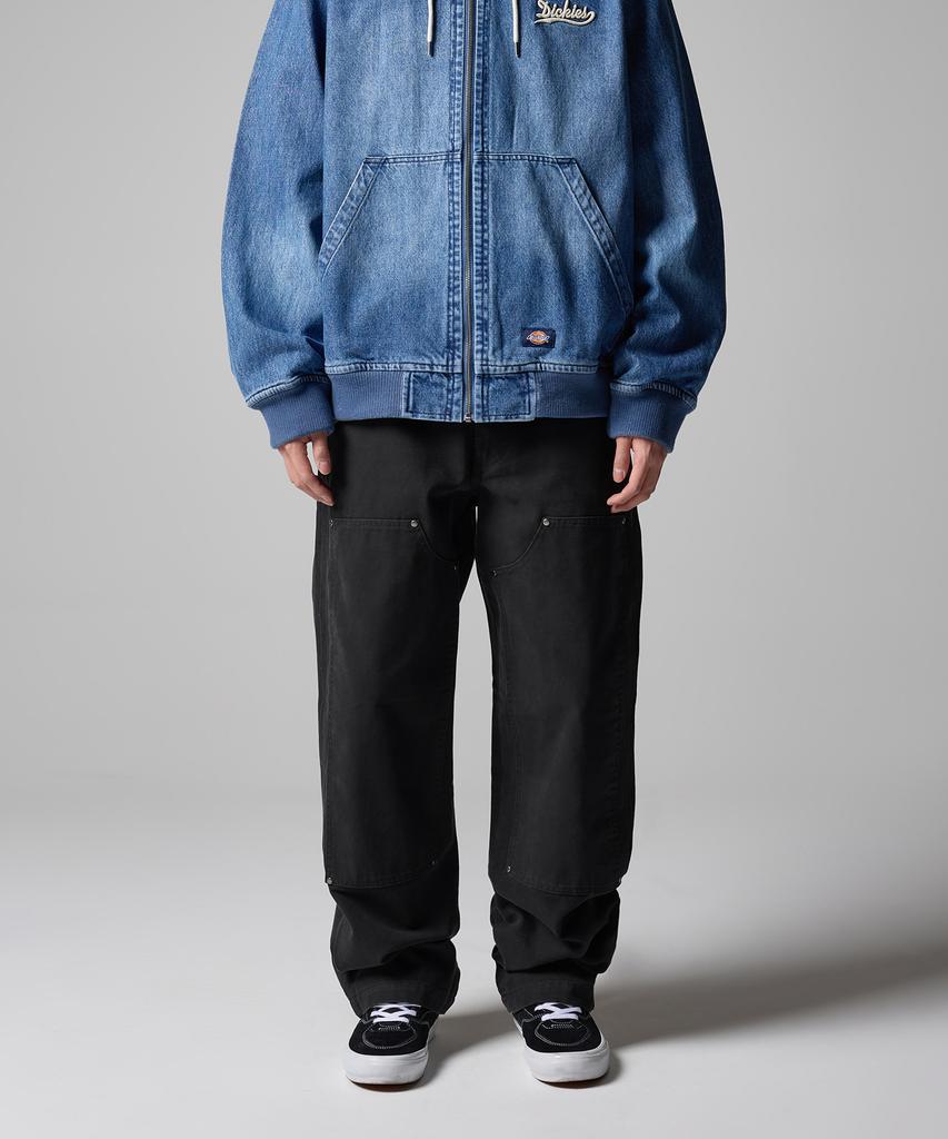 Dickies Двухколенные брюки из стираного утиного холста, черные