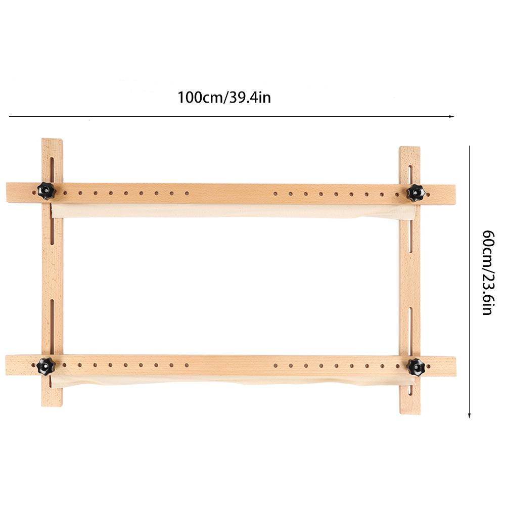 60x100 см деревянные пяльцы для вышивания квадратной формы DIY крест-накрест швейные принадлежности