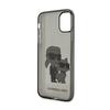 Karl Lagerfeld Iml Glitter Karl & Choupette - Etui Iphone 11 (Czarny)