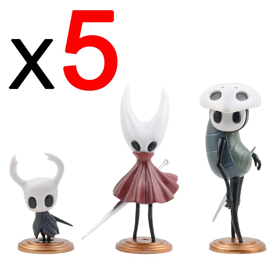Non-Toxic 11.11 Aixlan Hollow Knight Figure 3Pcs Set Game Hollow Knight Pvc Action Figure Amine Birthday Gift Collectible Figurine