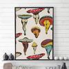 Абстрактные грибы с сексуальной женской ногой, холст, картина, постеры, принты, винтажная ретро-художественная картина для спальни, домашний декор комнаты