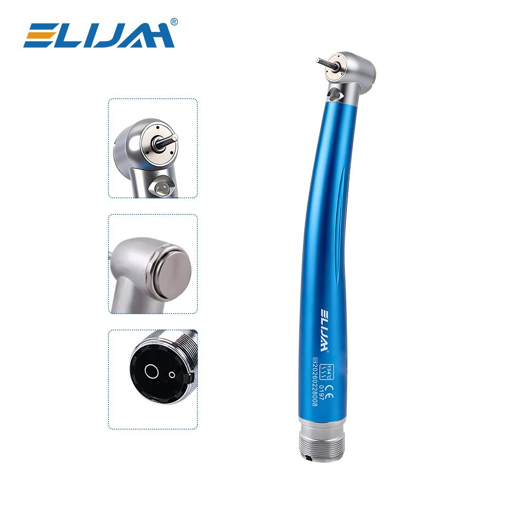 Colorful LED High Speed Dental Handpiece Push Button 3 Water Spray Air Turbine Low Noise Standard Head Dentistry Equipment Tools