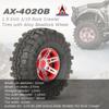 4 шт. AUSTAR AX-4020B 1,9-дюймовые 110 мм 1/10 гусеничные шины для скал с легкосплавным ободом для D90