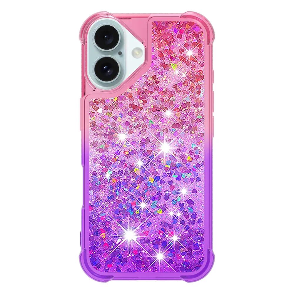 Luxury Bling Glitter Phone Case For Samsung Galaxy A53 A33 A32 A24 A23 A22 A21 A21S M23 Dynamic Quicksand Bumper Back Cover