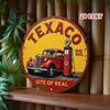 Винтажная металлическая табличка Texaco 12x18 дюймов Ретро Бензиновый Гаражный Декор Искусство для Мужской Комнаты