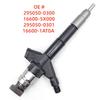 Высококачественная дизельная форсунка 295050-0300 16600-5X000 295050-0301 16600-1AT0A для Denso