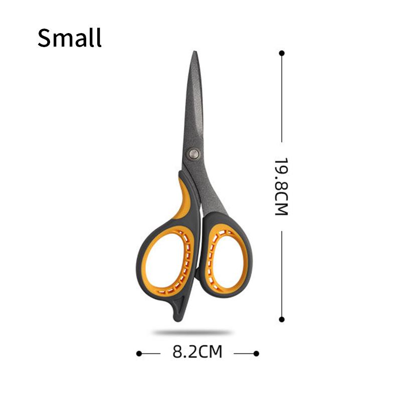Нержавеющая сталь, большие мягкие на ощупь многофункциональные ножницы для домашнего офиса, ручные канцелярские принадлежности, винтажные ножницы