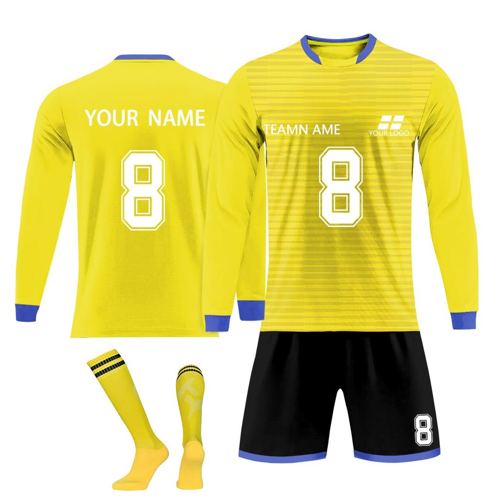 Комплект персонализированных рубашек для мужчин и девочек с именем и номером, футбольные майки на заказ для мальчиков, тренировочный костюм