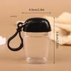 30ml Portable Hand Sanitizer Bottle with Hook Refillable Mini Cosmetics Alcohol Container Outdoor Soap Dispenser