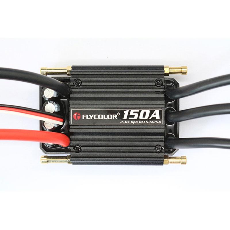 Flycolor Контроллер скорости ESC 150A 120A 90A 70A 50A Бесколлекторный ESC Поддержка 2-6S Lipo BEC 5.5V/5A для RC лодки F21267/71F