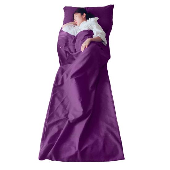 Спальный мешок с наволочкой. Очень мягкая, износостойкая, водонепроницаемая, не выцветающая, легкая складная простыня для путешествий.