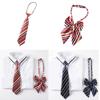 Pre-tied Ties For Boy Neckties Bow Tie for Kid Pre-tied Necktie For Kid Striped Tie Uniform Tie for School Graduation