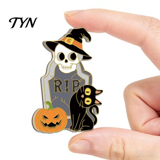 Decorative Magnets for Metal Surfaces 6 Pcs Halloween Refrigerator Magnets, Grim Reaper Pumpkin Skull Ghost Strong Magnetic Adsorption Ornaments