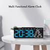 Temperature Digital LED Clocks Multi-functional Display Table Clock for Bedroom