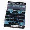 Emporio Armani XL Boxer Solid Color with Logo Set of EM000260 AF10800 Made In Men's Briefs, Print, 3, Blue, MB148, Italy.