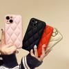 Однотонный чехол-пуховик для мобильного телефона подходит для Apple 17 чехол для телефона iphone15promax полноразмерный Huawei осень и зима