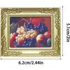 Миниатюрная картина 1/12, аксессуары для украшения кукольного домика, античная миниатюрная фоторамка, классическая ручная настенная картина, украшение стены, кукольный домик, художественная раскраска