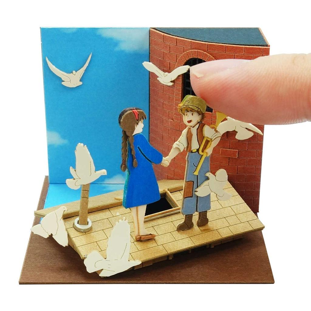 Sankei Studio Ghibli Мини Замок в небесах Пробужденный Sheeta Paper Craft Laputa MP07-131