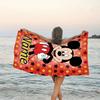 1pc Mickey6 Beach Towel with Custom Name, Beach/Swimming/Bath/Picnic/Camping Towel, Suitable for Seaside Beaches