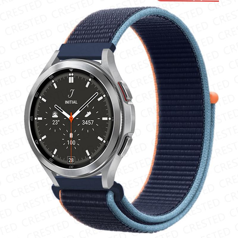 Ремешок 22 мм 20 мм для Samsung Galaxy watch 4 classic/46 мм/Active 2/3/Gear S3/браслет amazfit correa Huawei watch GT 2/3 Pro Band