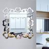 1Pc Wall Stickers Simplicity Waterproof Fashion Geometry Personality Acrylic Switch Sticker Love Pattern