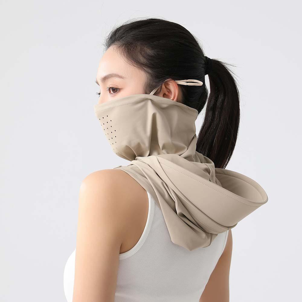 Дышащая Балаклава Шапка Анти-УФ Ледяной Шелк Защита Лица от Солнца шляпа Защита от УФ-лучей Маска Школа