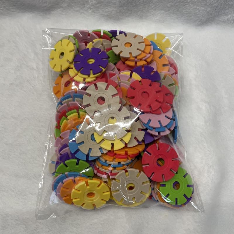 Non-Toxic 400Pcs Snow Flake Toy Educativos Building Blocks Brick Blocks Diy Puzzle Educational Toys Toys For Children 6 To 10 Years Kids