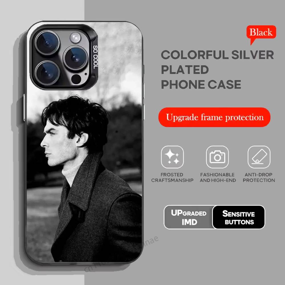 Чехол для телефона I-Ian Joseph-S Somerhalder для iPhone 15 16 Pro Max Air SE 11 13 Pro 14 Plus 12 11Pro 15Pro Max 16e