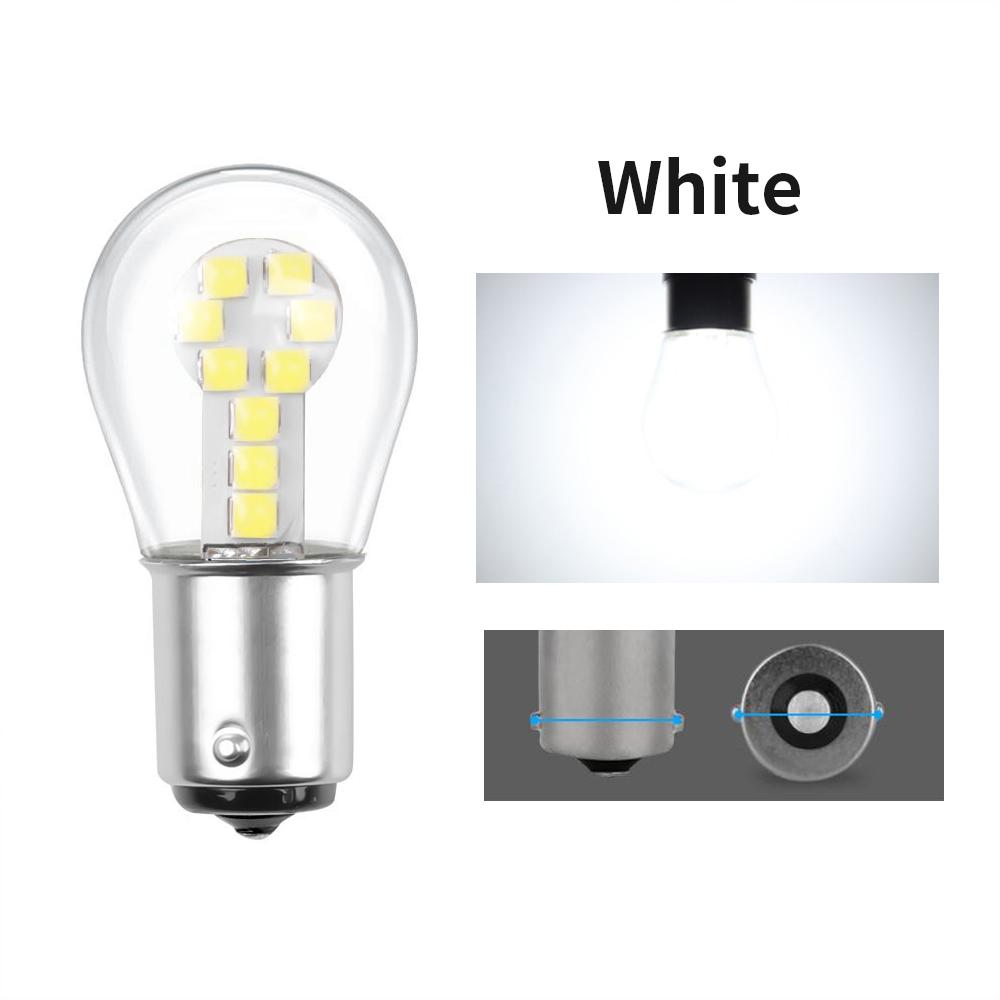 Красный Янтарный Белый 1156 BA15S P21W LED 1157 BAY15D P21/5W Светодиодная лампа R5W R10W Автомобильный указатель поворота S25 Лампы автоматического стоп-сигнала 12 В