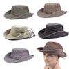 Adjustable Camping Wide Brim Fishing Cap Sun Protection Hat Jungle Hat Bucket Hat