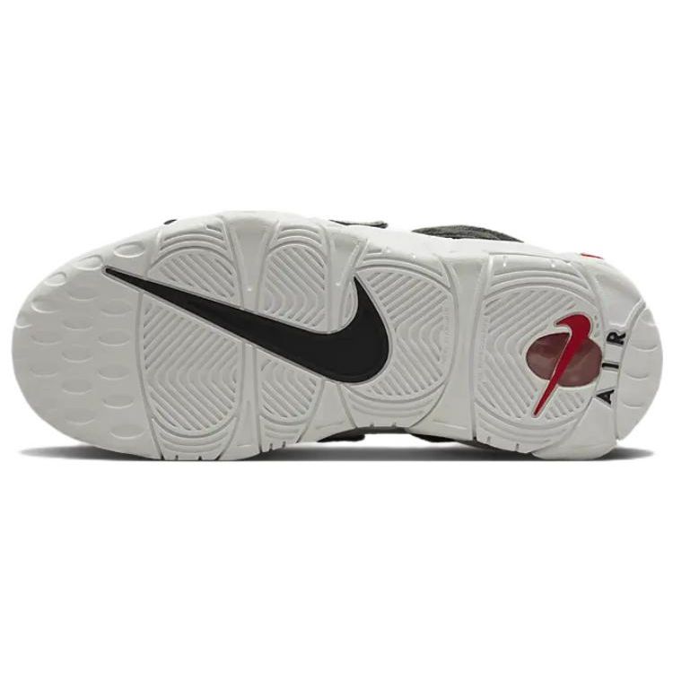 Nike Детские кроссовки Air More Uptempo GS Tunnel Walk разноцветные Summit-White University-Red DZ4843-100