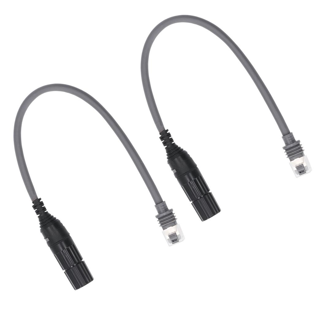 Pair of SPX Male to RJ45 Adapter Cable, 1200 Mbps, 1.17 Gbps, Retrofit Options with Waterproof Kit, for Rectangular Cable Extension Adapter