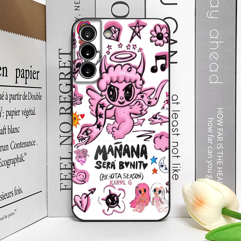 Чехол для телефона Karol G Manana Sera Bonito для Samsung Galaxy S22 S23 S24 S25 Ultra S20 Plus S21FE Мягкий силиконовый чехол Эстетичный корпус