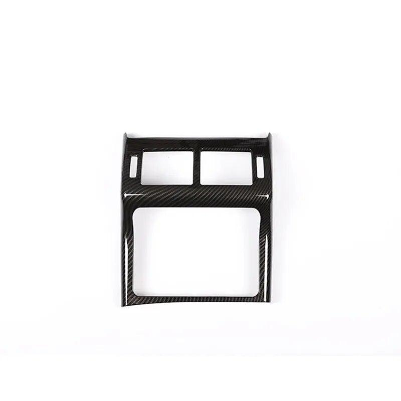 Стайлинг автомобиля, внутренний подлокотник, задний кондиционер, вентиляционное отверстие, рамка, крышка, наклейка, подходит для Jaguar XE X760 XF, автомобильные аксессуары