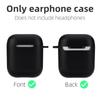 Чехол для наушников AirPods Pro с Bluetooth для Apple Air Pods 1 2 3 Airpods 1/2/3 Air Pods, черный защитный чехол для беспроводных наушников, мягкий силиконовый ТПУ