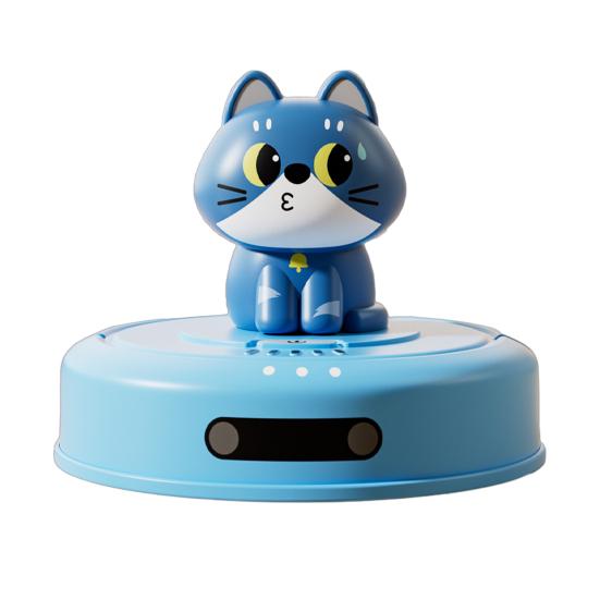 Кошка Робот Пылесос Машина Игрушка Инерционный Привод Оттягивание Назад Мультяшный Котенок Подметальная Машина Транспортное Средство Развивающая Игрушка Малыши Мальчики Девочки Подарок