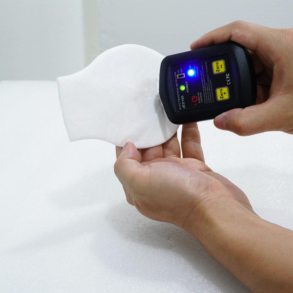 Электростатический детектор размером с ладонь Портативный электростатический тестер Электростатический анализатор 100 В ~ 20 кВ ESD