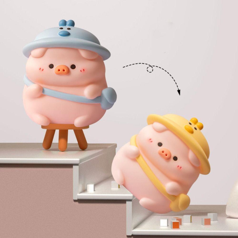 Противоударная копилка для монет Милый поросенок Детская коробка для хранения Декоративная мультяшная копилка Коллекция