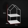 European White Wrought Iron Dessert Stand - Cake Tray and Pastry Display Rack