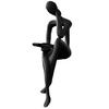 Абстрактная статуэтка Мыслителя 3D-печать Фигурка Мыслителя, читающего книгу Современная скульптура для книжной полки