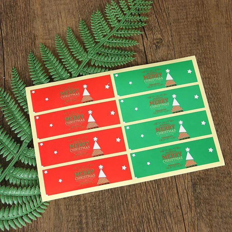 1 Pcs Brand New Christmas Sticker Sticker Sticker Label Gift Box Sealing Party Sticker/party Label Sticker 8 Pcs/piece