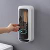 Wall Mounted Chopstick Holder Storage Box Chopstick Drainage Box Straws Spoon Knife Fork Container,Utensil Organizer Rack
