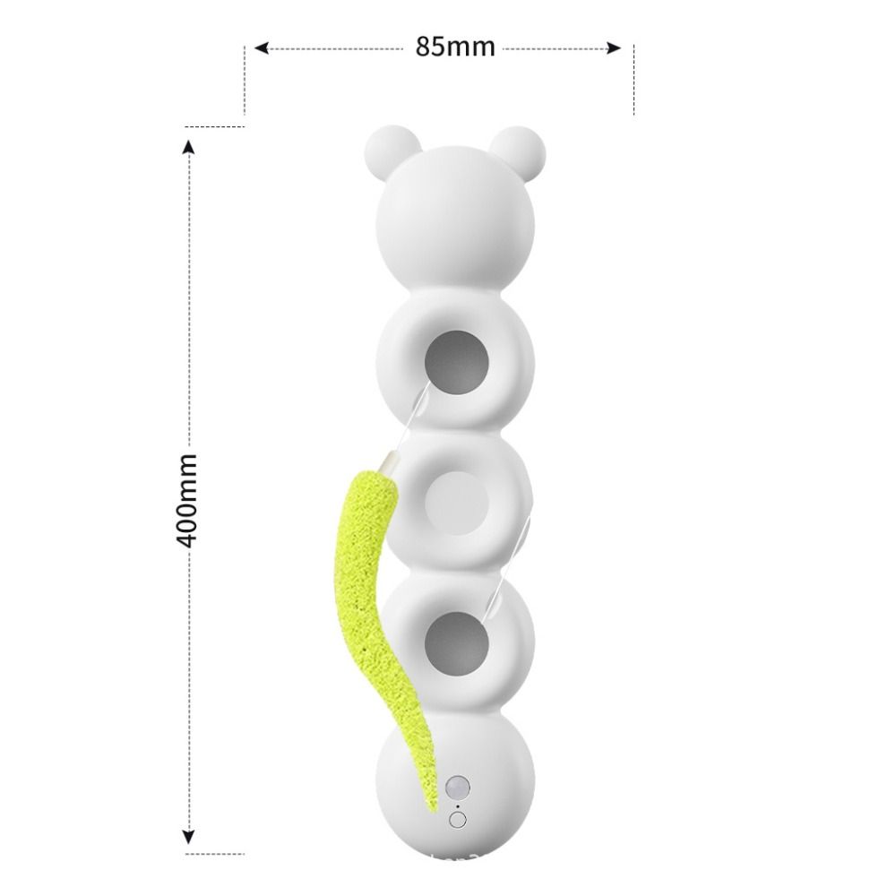 Rechargeable Intelligent Interactive Cat Toy Suction Cup Caterpillar Kitten Toys  Pet Supplies