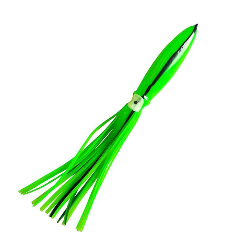 28см32г Светящаяся приманка для ловли осьминога Реалистичная юбка кальмара Рыболовная приманка Рыболовные снасти для морской воды