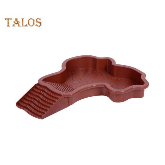 Миска для воды для черепах с пандусом 2-в-1, большая миска для кормления рептилий, купальный бассейн, аквариумное украшение для ящерицы, геккона, черепахи, змеи, бородатой агамы