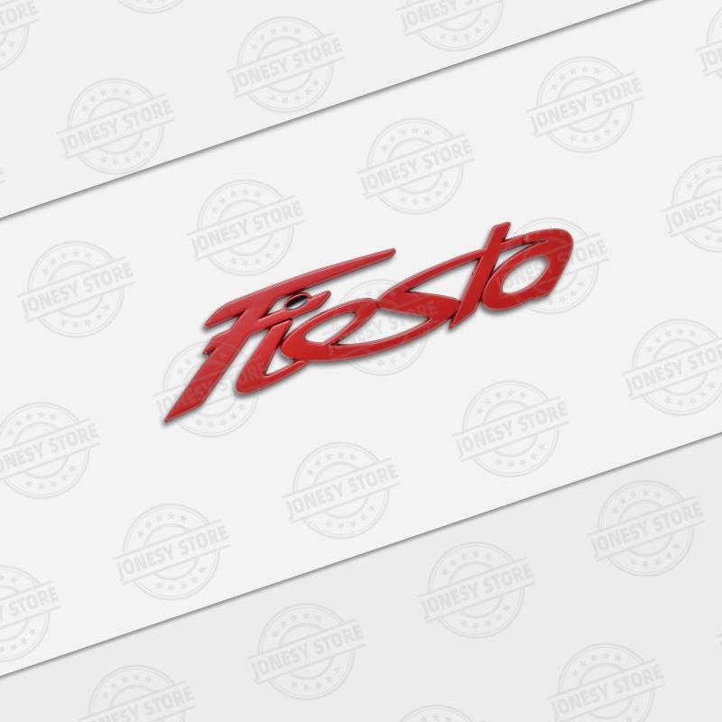Auto Metal For Ford Fiesta Logo Hybrid EcoBoost MK2 MK3 MK4 ST Line 3D Badge XVEP2 Lettering Decals Trunk Sticker Car Styling