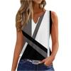 Women's Fashion Casual Vest Sleeveless V-Neck Pullover T-Shirt Tops