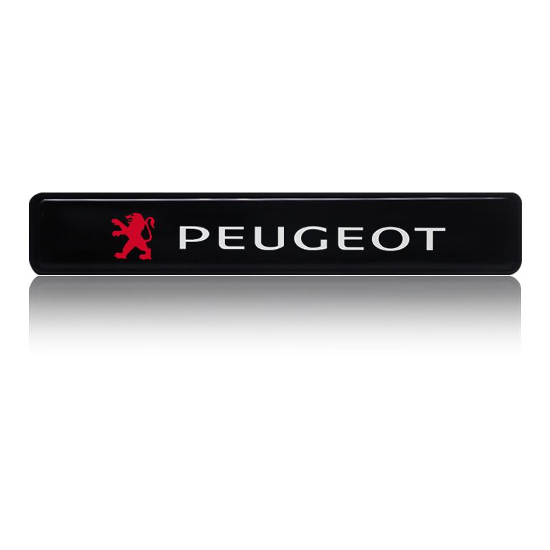 Car Front Grille Sticker Badge Head Grill Emblem LED Light For Peugeot 407 3008 307 308 206 508 208 207 607 106 301 408 5008